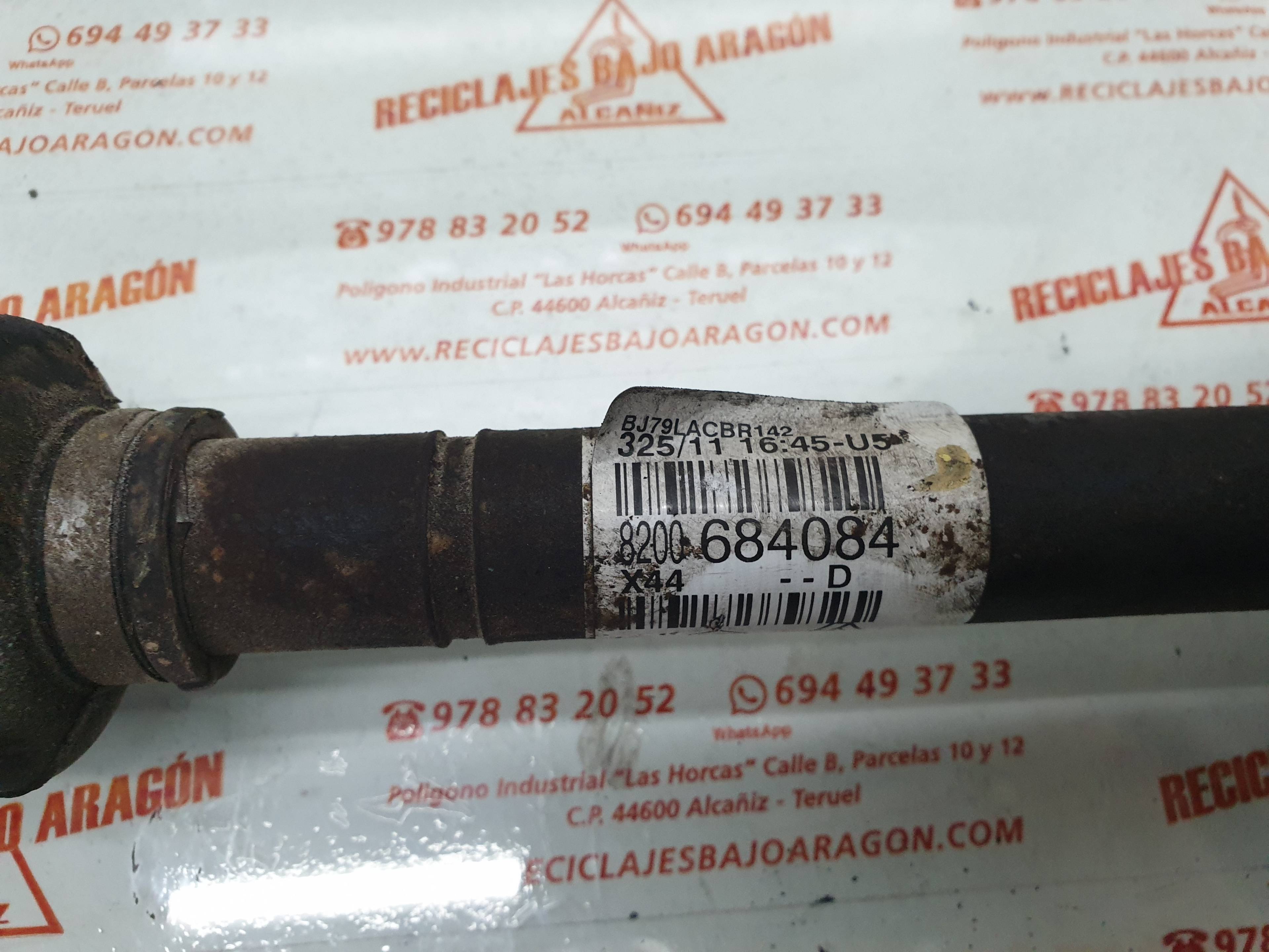 TRANSMISION DELANTERA DERECHA RENAULT TWINGO D4FJ7