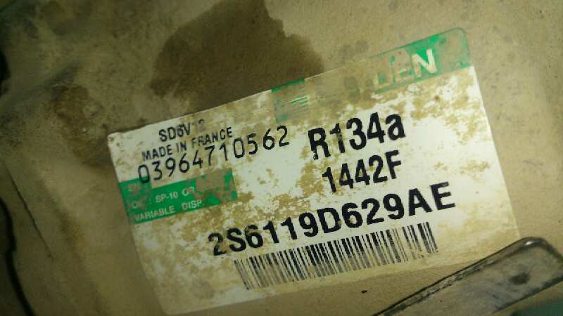 COMPRESOR AIRE ACONDICIONADO FORD FIESTA F6JB