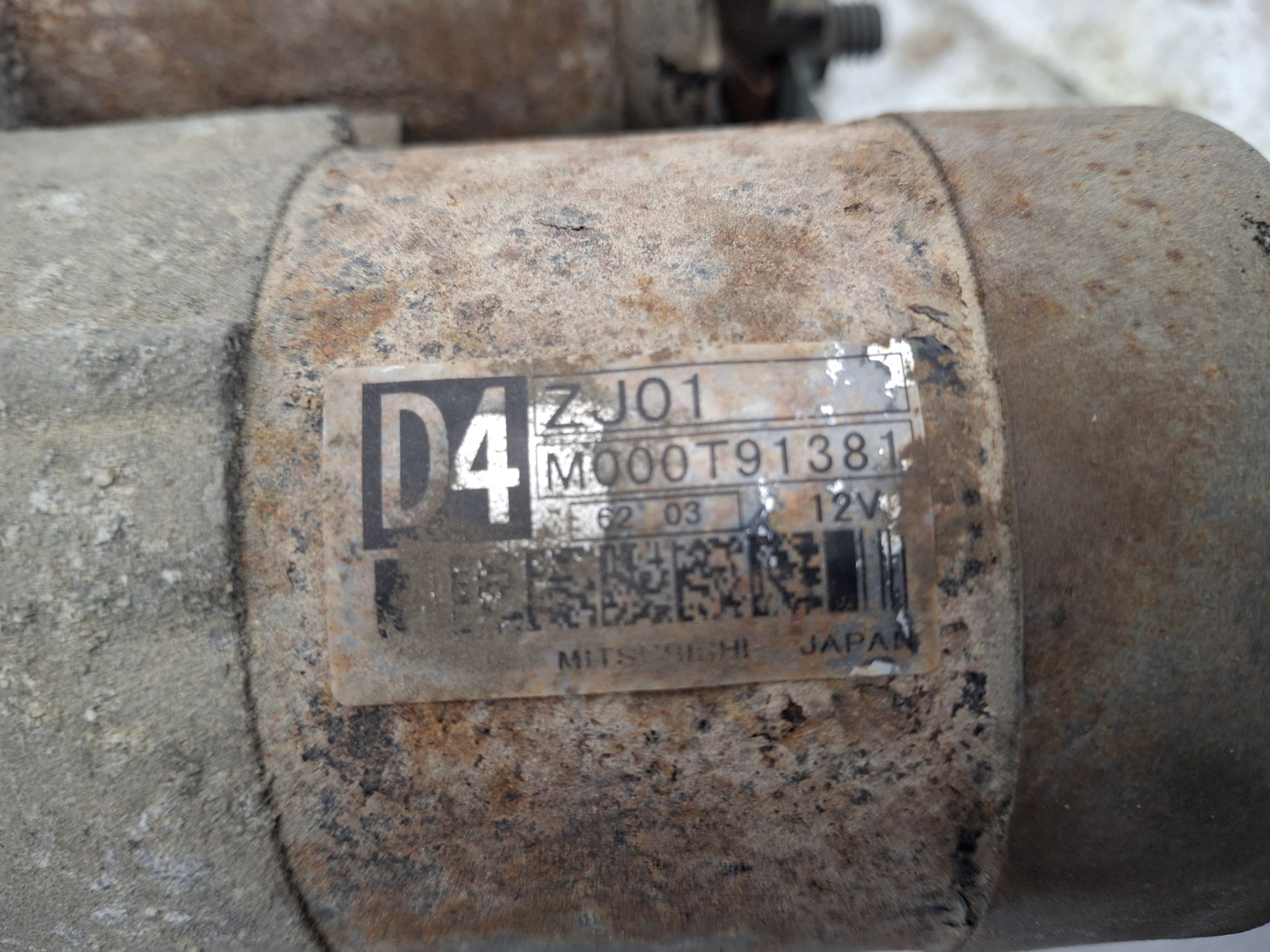 MOTOR ARRANQUE MAZDA 3 ZJ