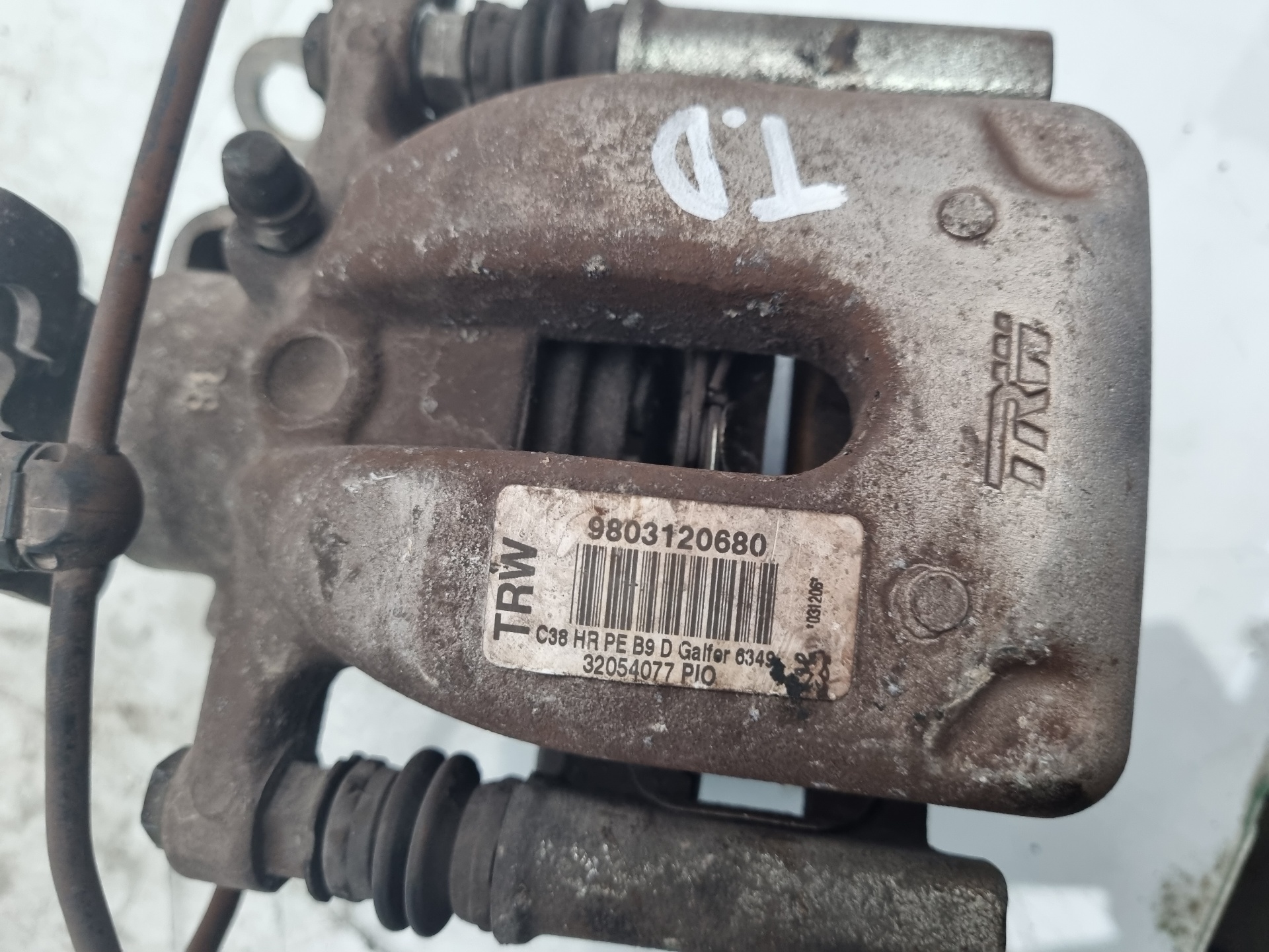 PINZA FRENO TRASERA DERECHA CITROEN BERLINGO 9H02