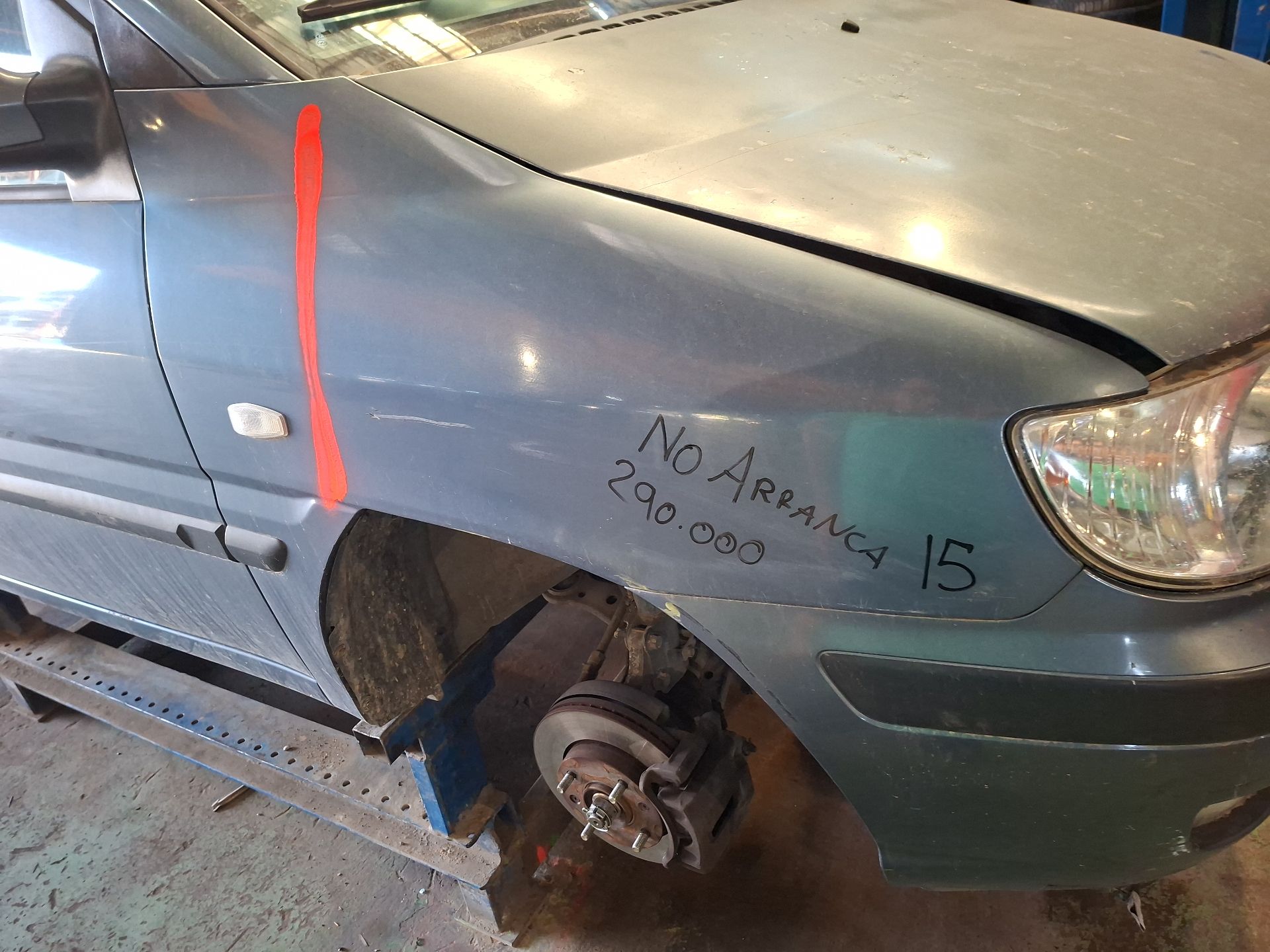 ALETA DELANTERA DERECHA HYUNDAI MATRIX 