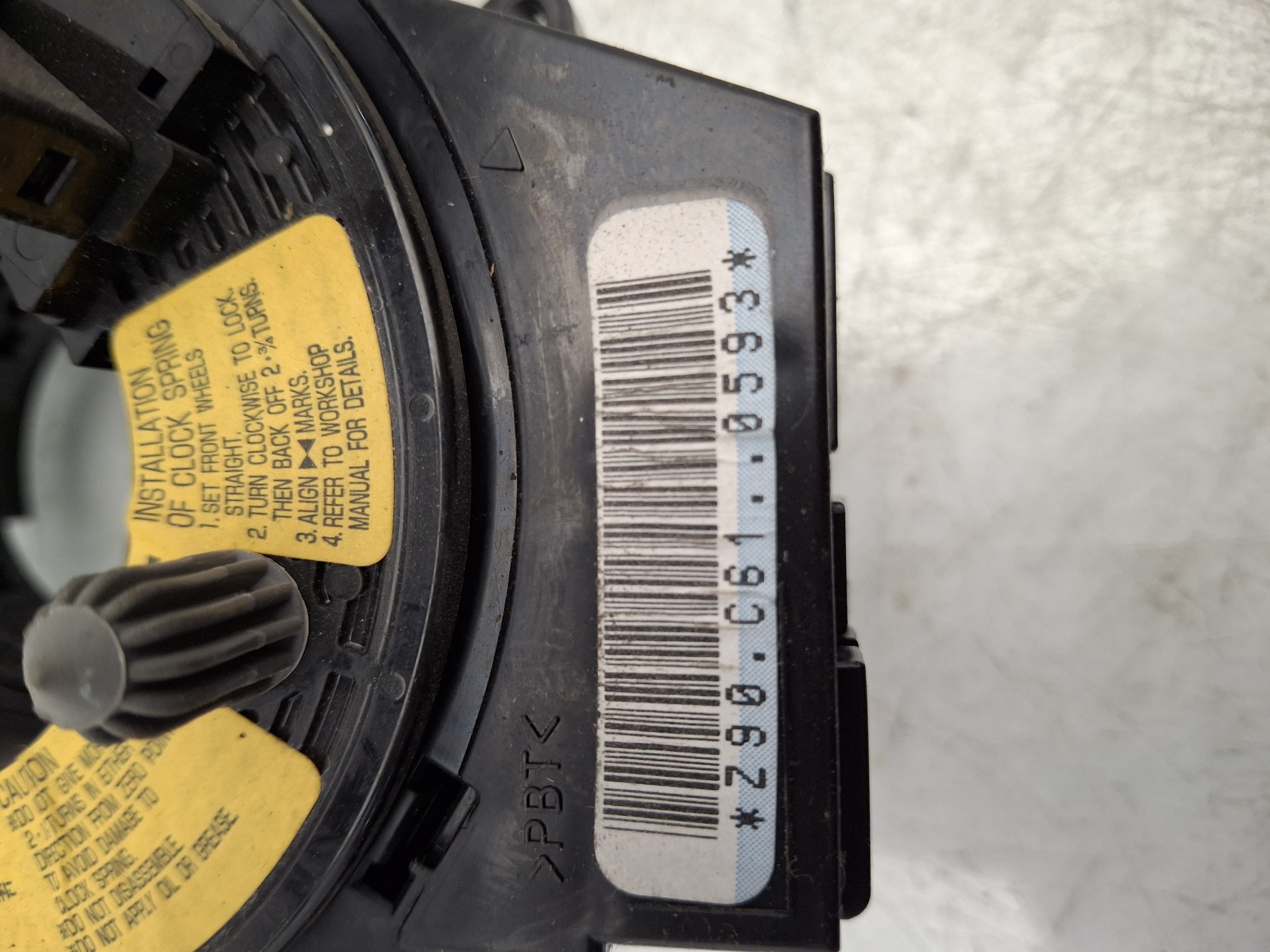 ANILLO AIRBAG MAZDA 3 ZJ