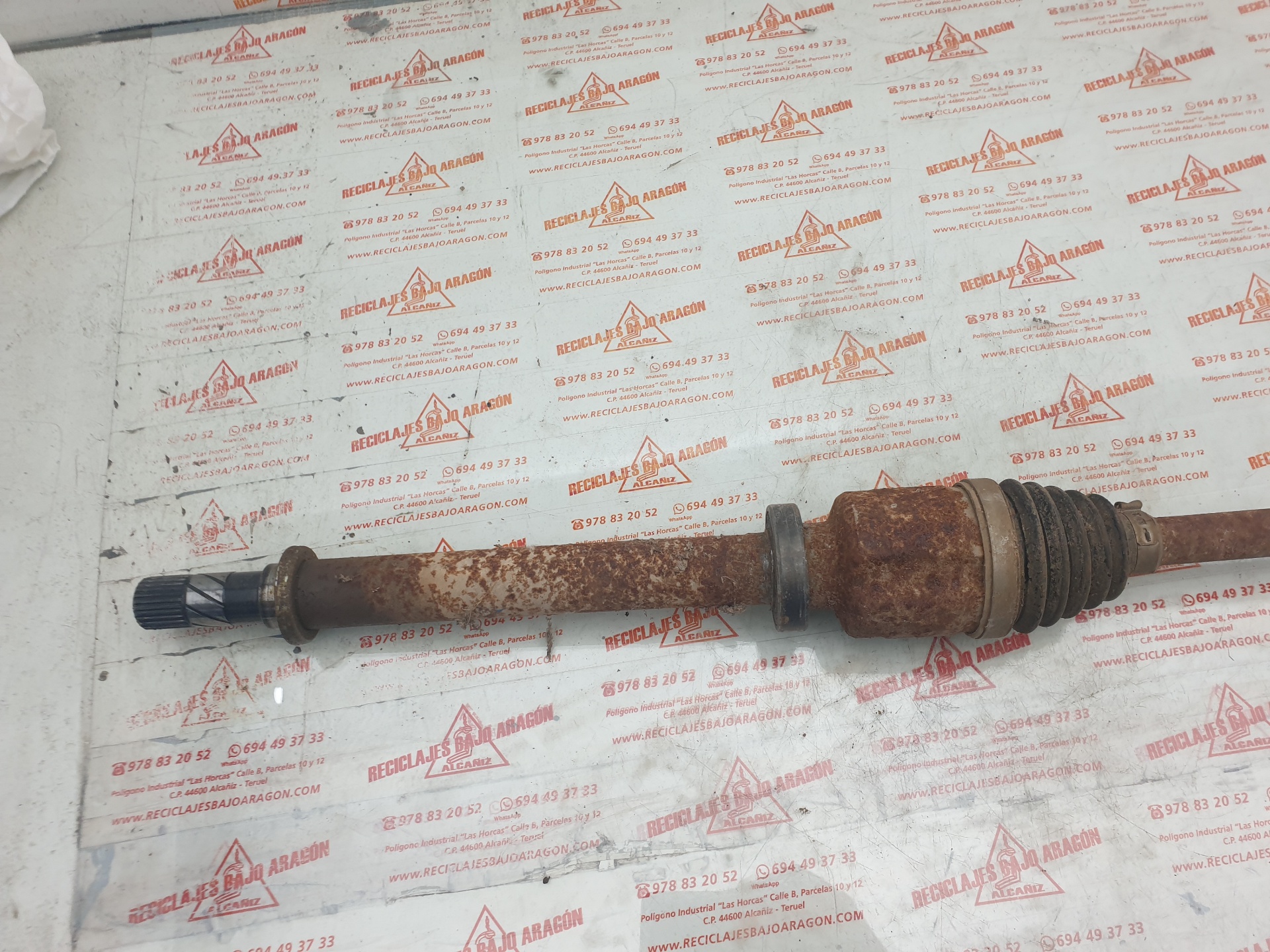 TRANSMISION DELANTERA DERECHA RENAULT CLIO K9K T7