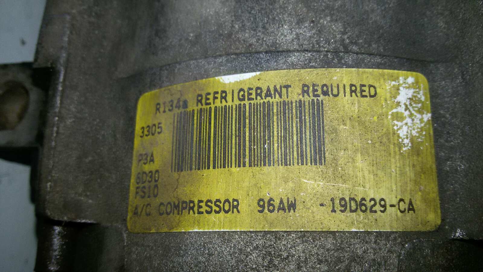 COMPRESOR AIRE ACONDICIONADO FORD ESCORT 