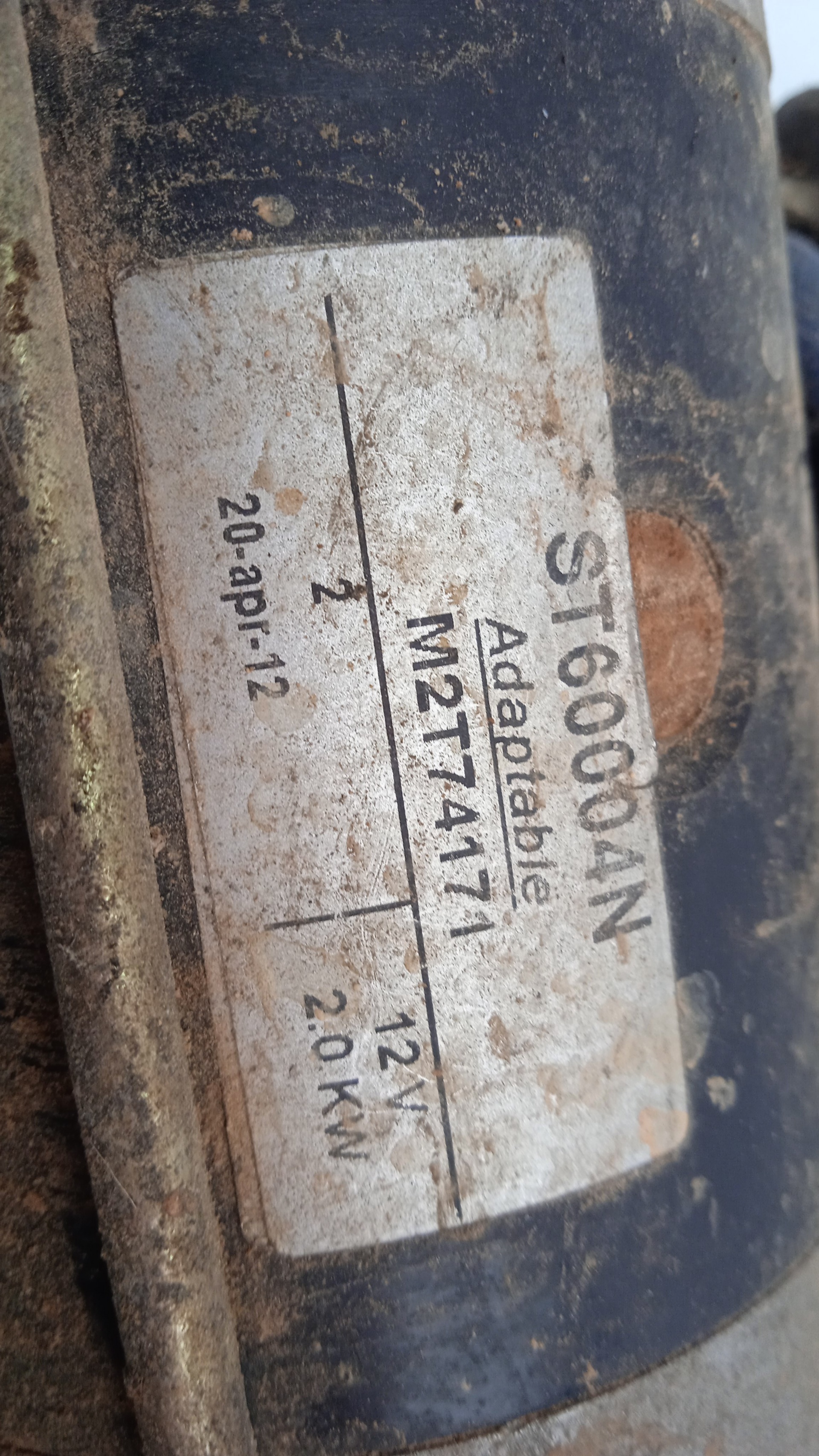 MOTOR ARRANQUE MITSUBISHI GALLOPER D4BH