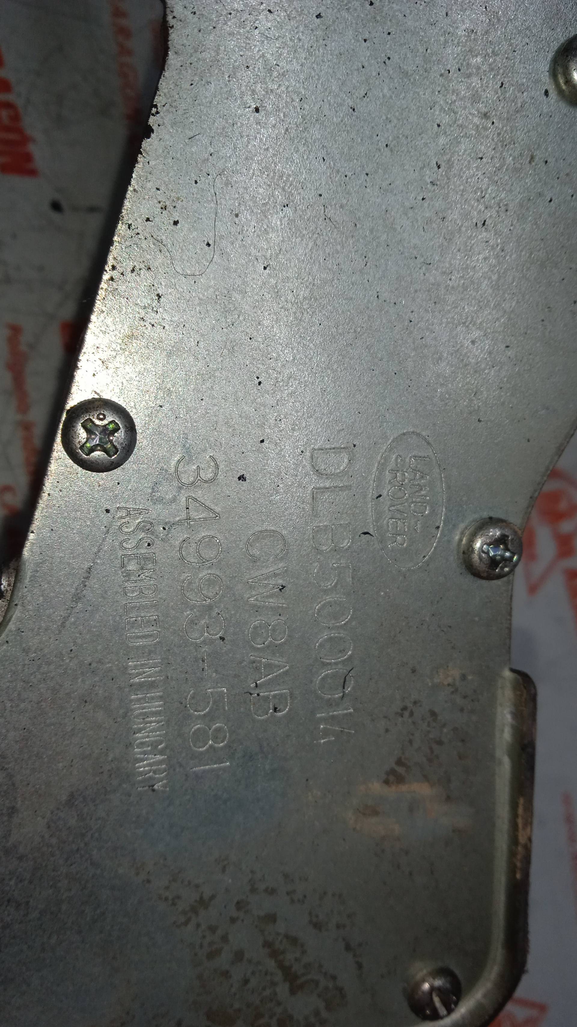 MOTOR LIMPIA TRASERO LAND ROVER RANGE 276DT