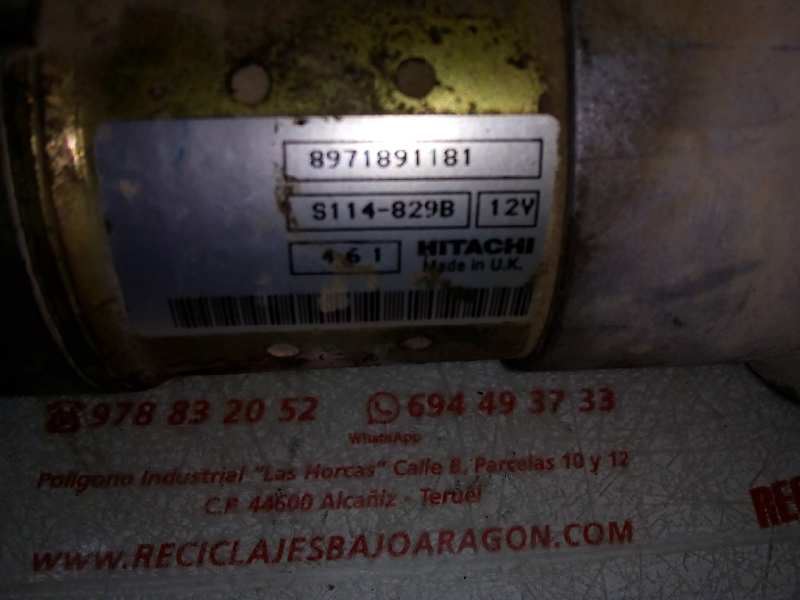 MOTOR ARRANQUE OPEL COMBO Y17DT