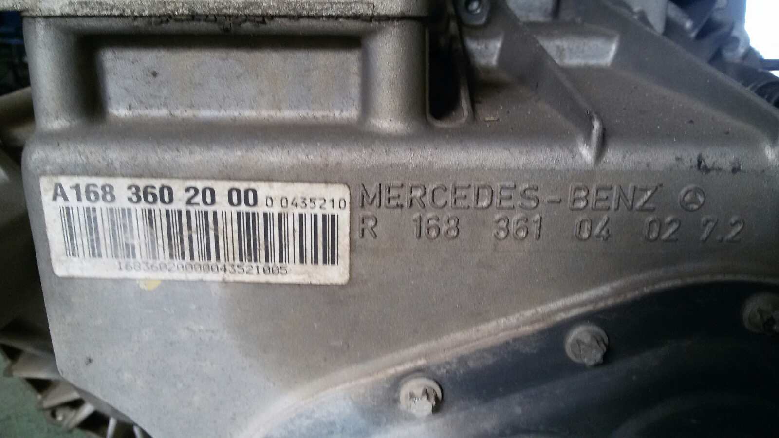 CAJA CAMBIOS MERCEDES-BENZ CLASE A M166940