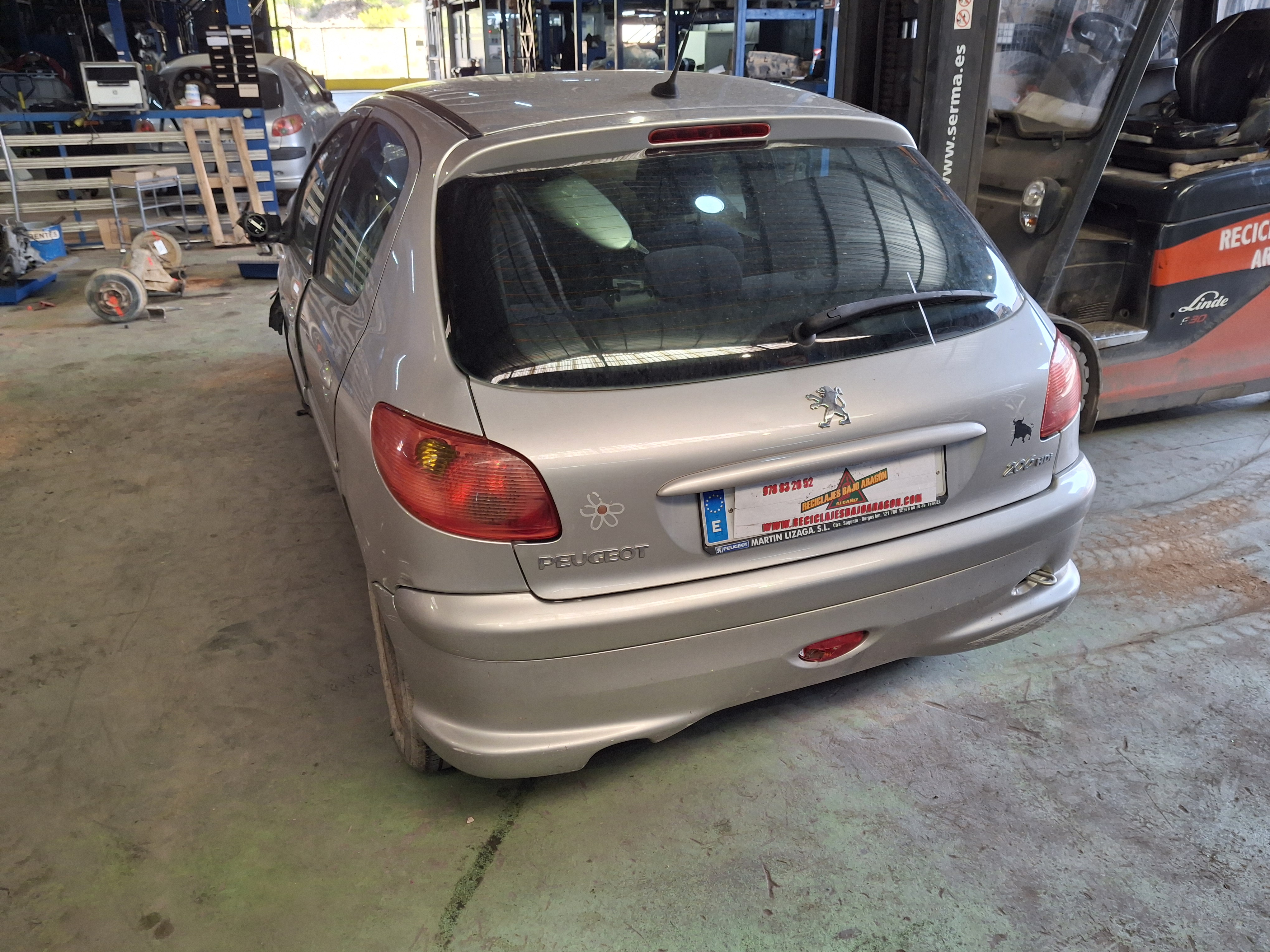 PORTALAMPARAS PEUGEOT 206 