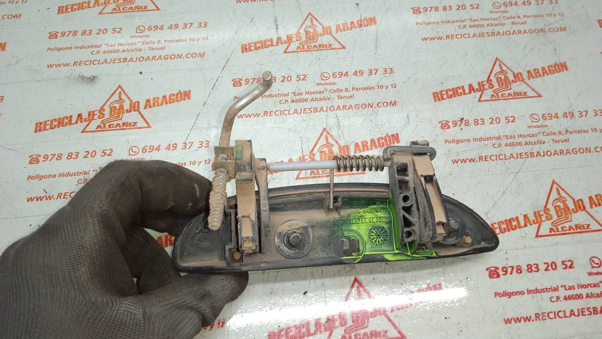 MANETA EXT TRAS IZQ RENAULT MEGANE F9Q A7