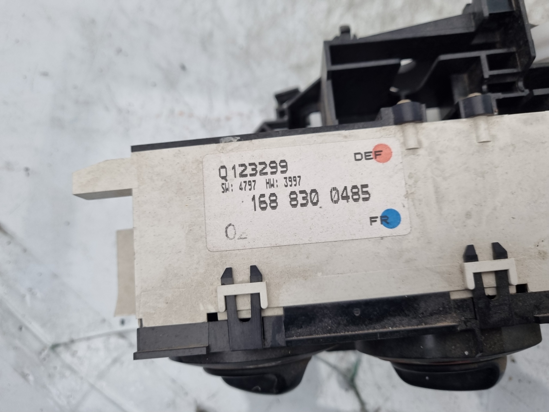 MANDO CALEFACCION / AIRE ACONDICIONADO MERCEDES-BE M166960