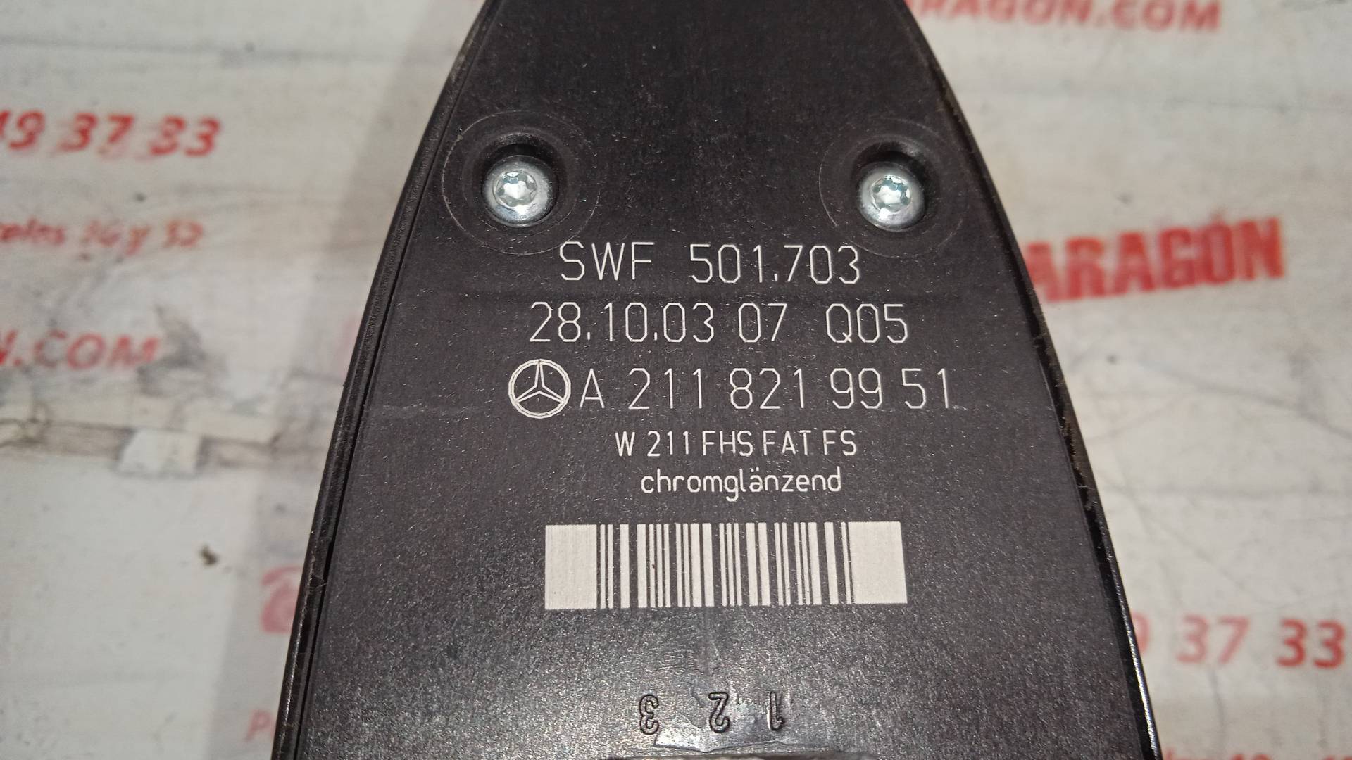 MANDO ELEVALUNAS DELANTERO IZQUIERDO MERCEDES-BENZ 647961