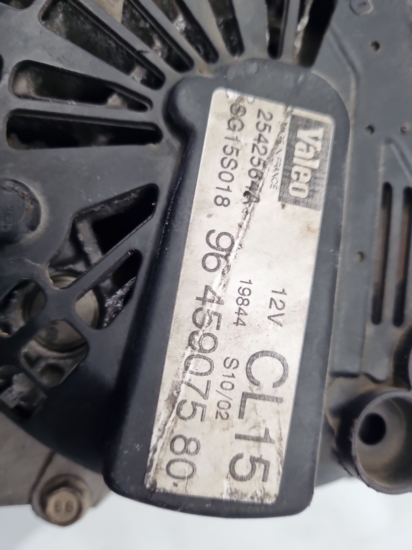 ALTERNADOR PEUGEOT 307 (S1) 