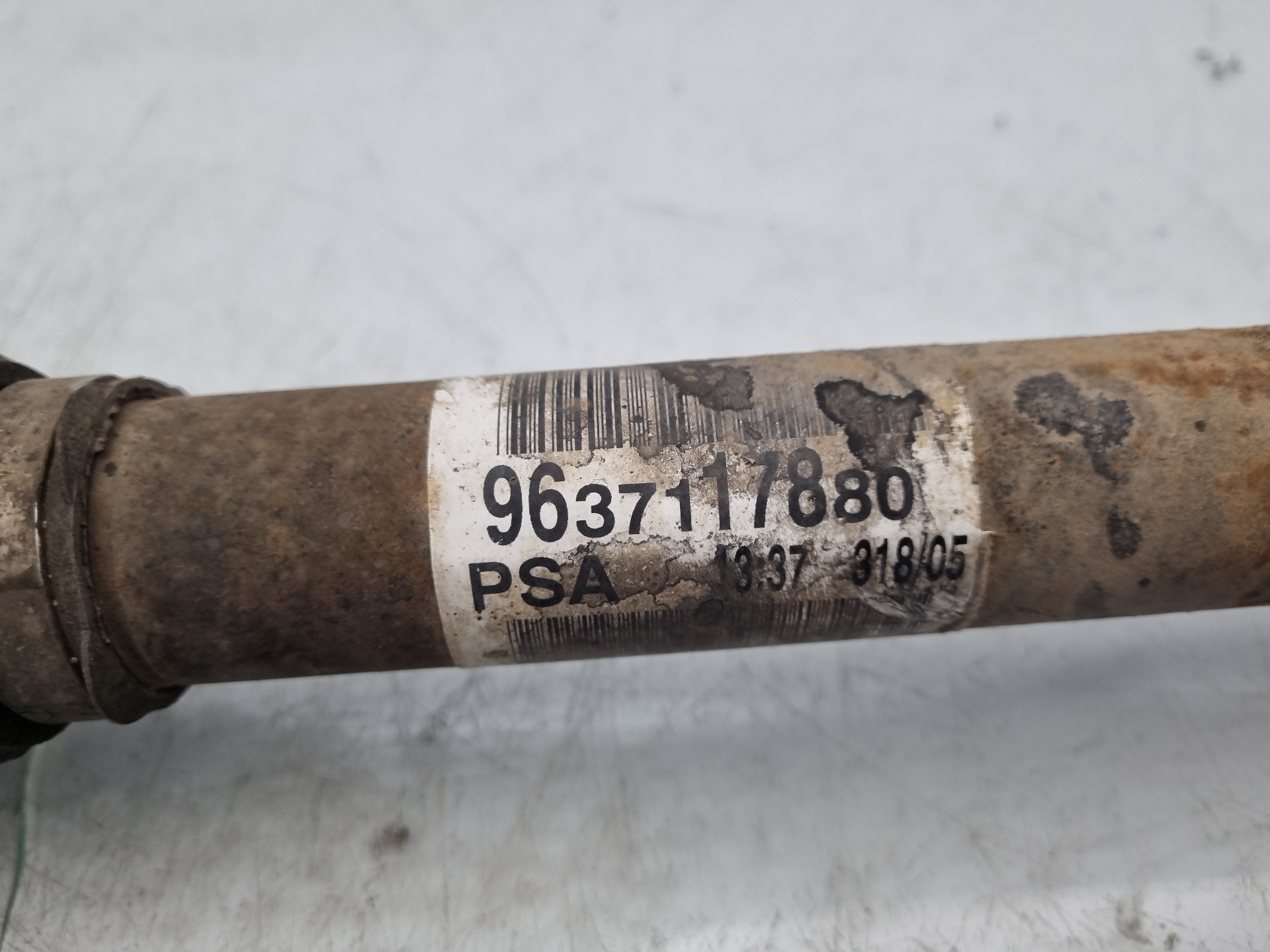 TRANSMISION DELANTERA DERECHA PEUGEOT 307 BERLINA  9HZ