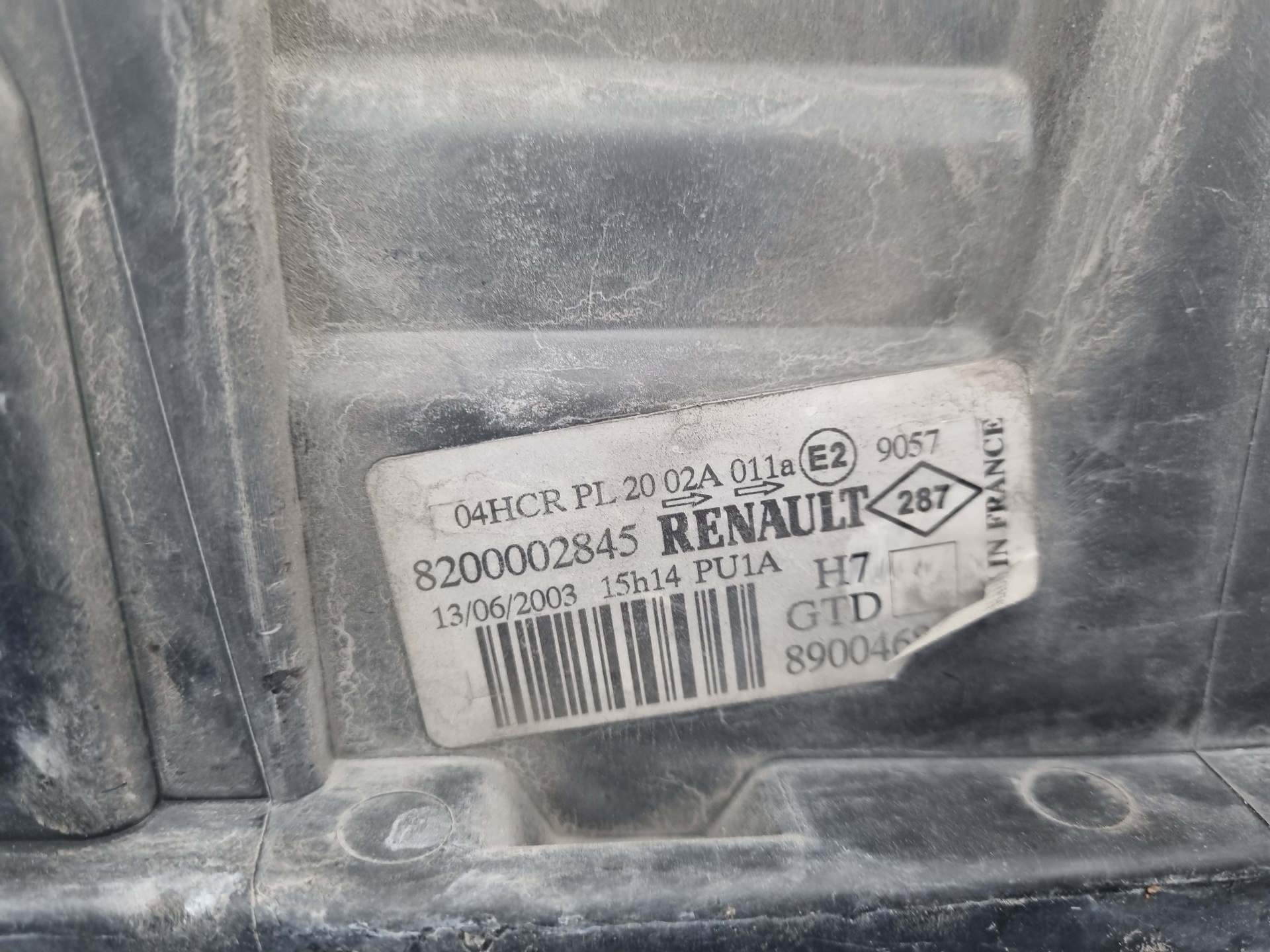 FARO IZQUIERDO RENAULT LAGUNA G9T D7