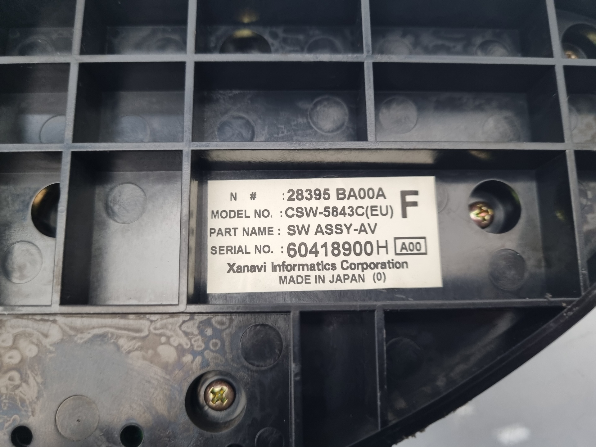 MANDO CALEFACCION / AIRE ACONDICIONADO NISSAN PRIM QG18DE