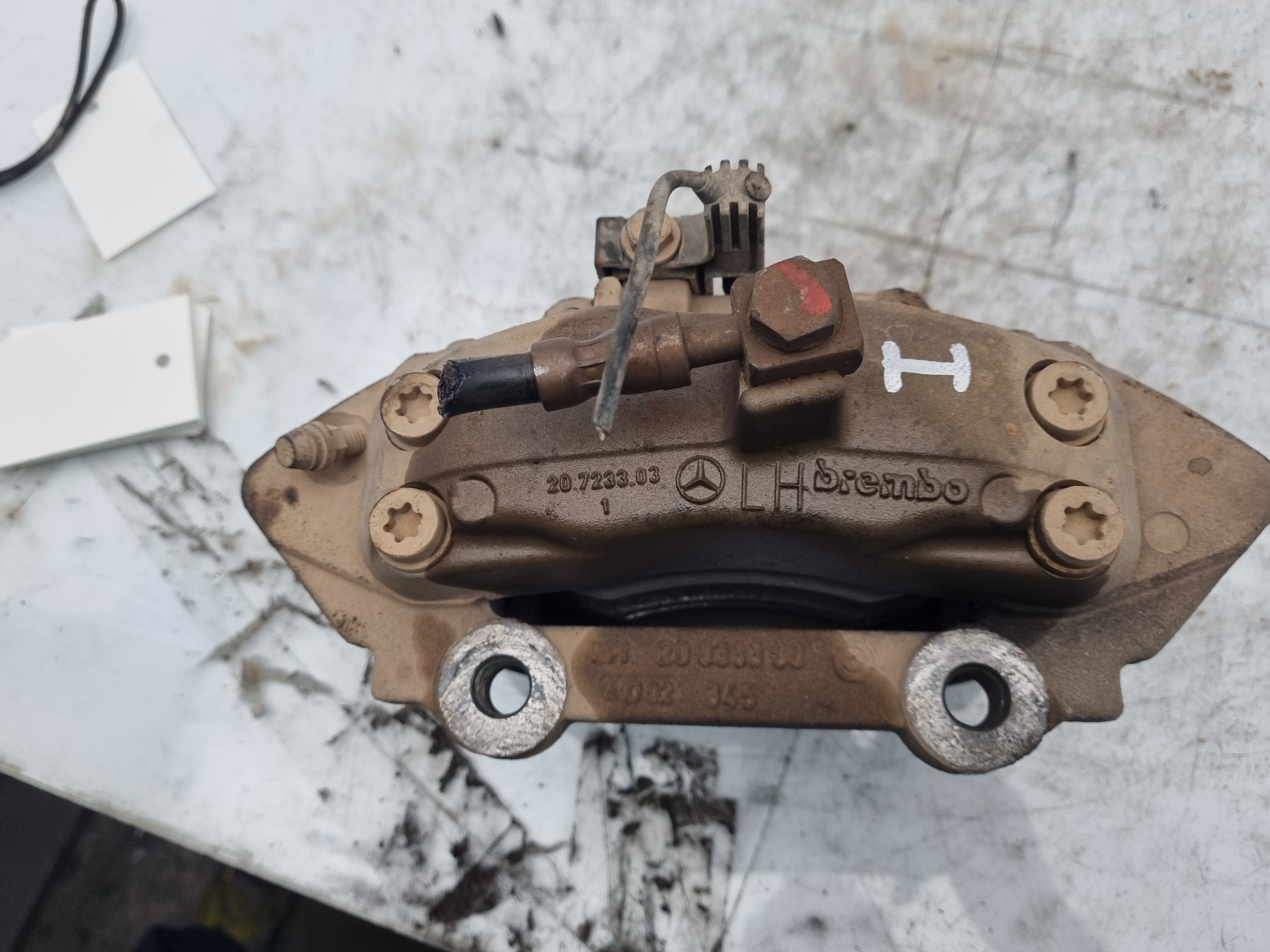 PINZA FRENO DELANTERA IZQUIERDA MERCEDES-BENZ CLAS OM612963