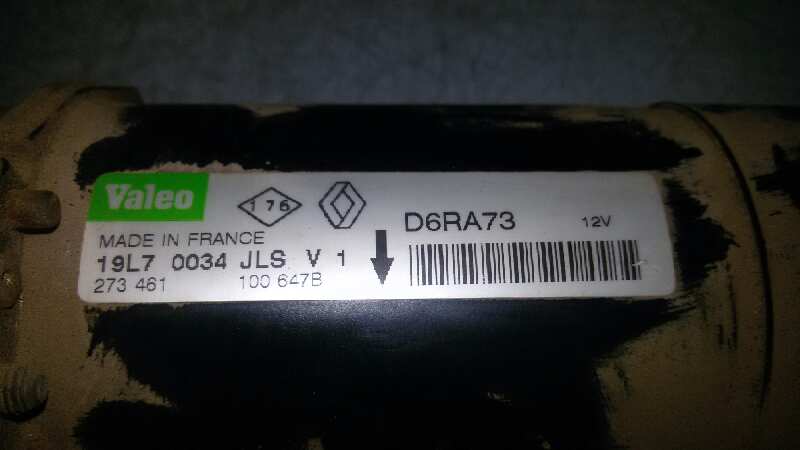 MOTOR ARRANQUE RENAULT KANGOO E7J634