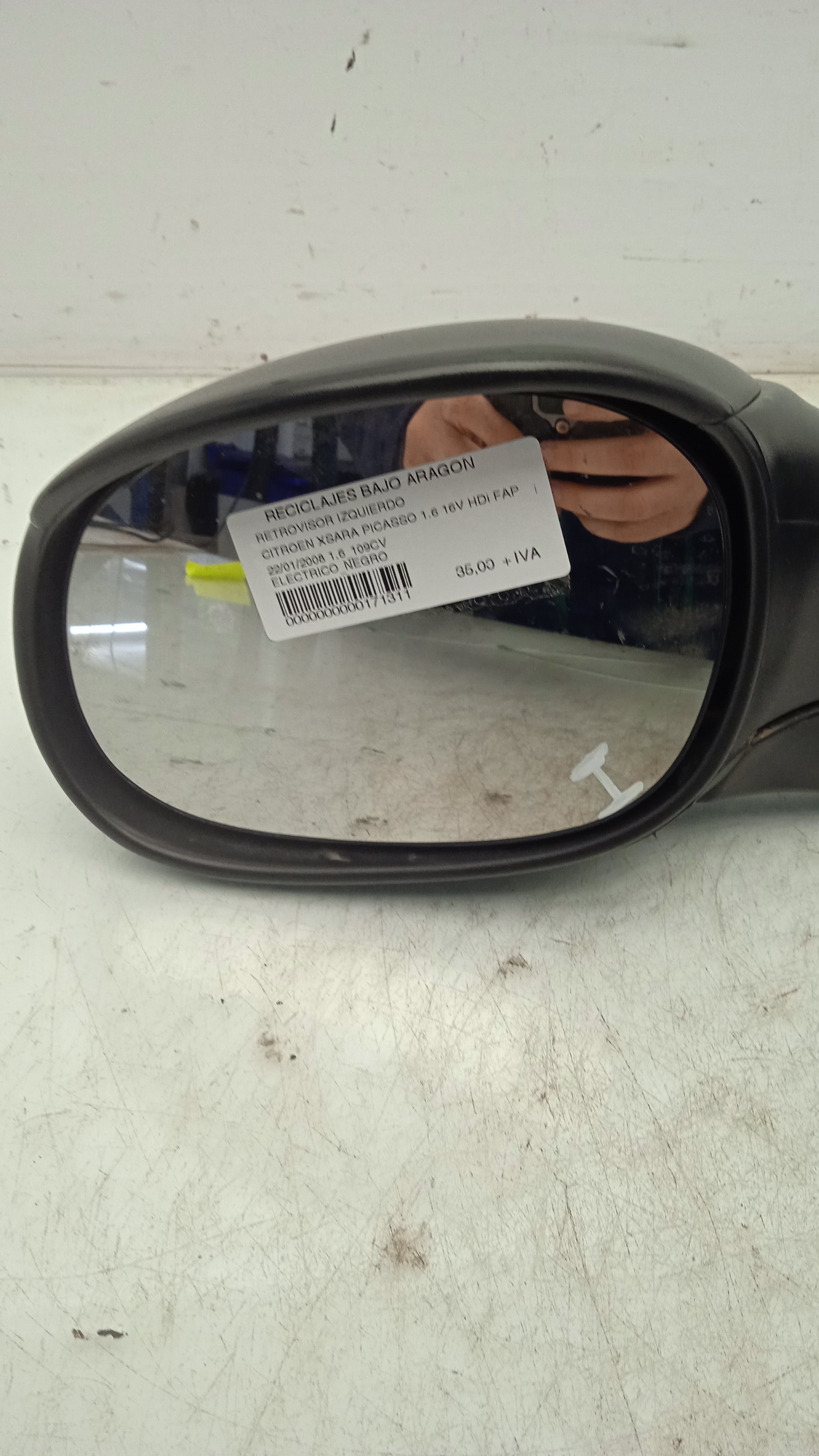 RETROVISOR IZQUIERDO CITROEN XSARA 9HZ