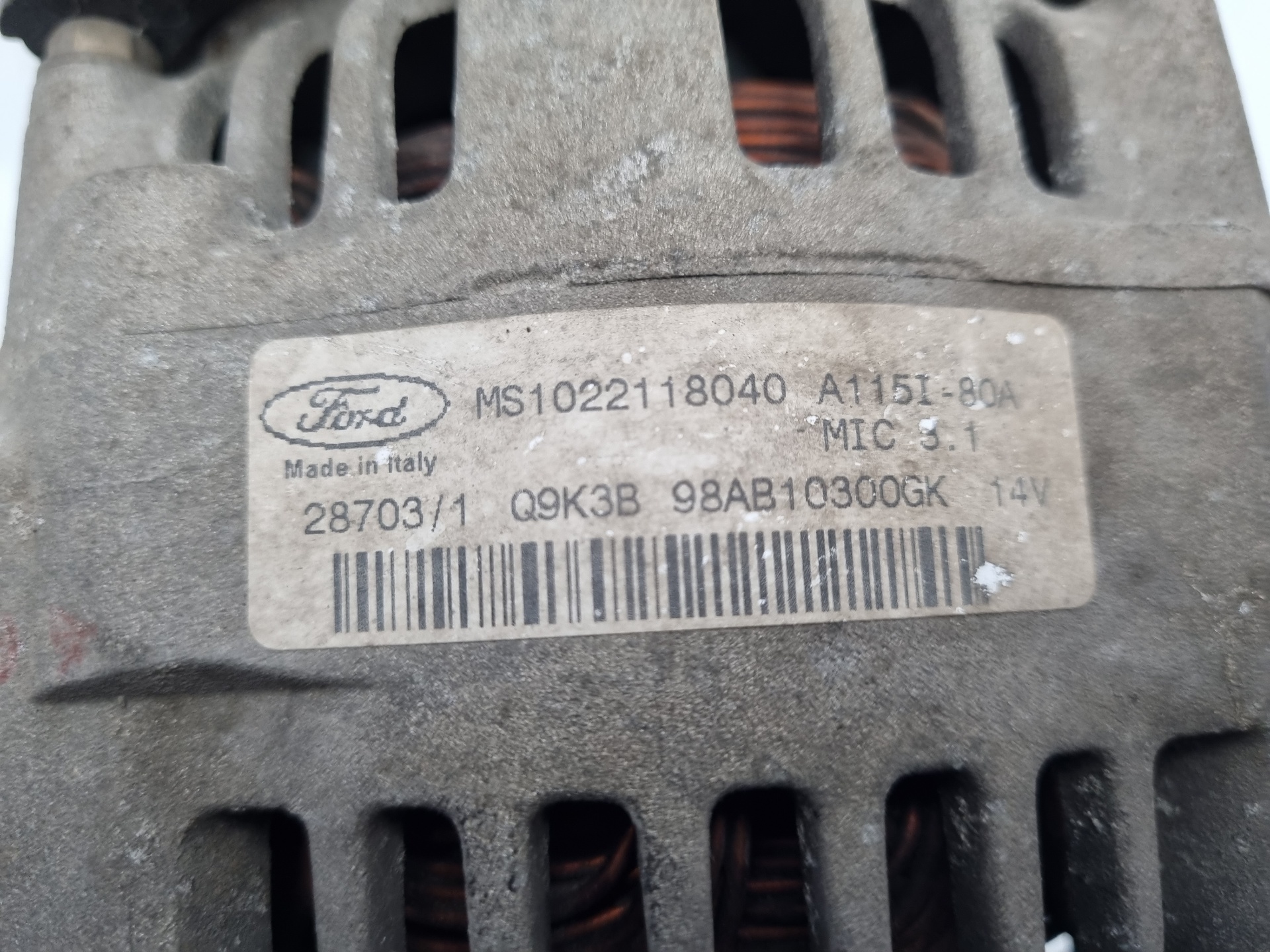 ALTERNADOR FORD FOCUS FYDB