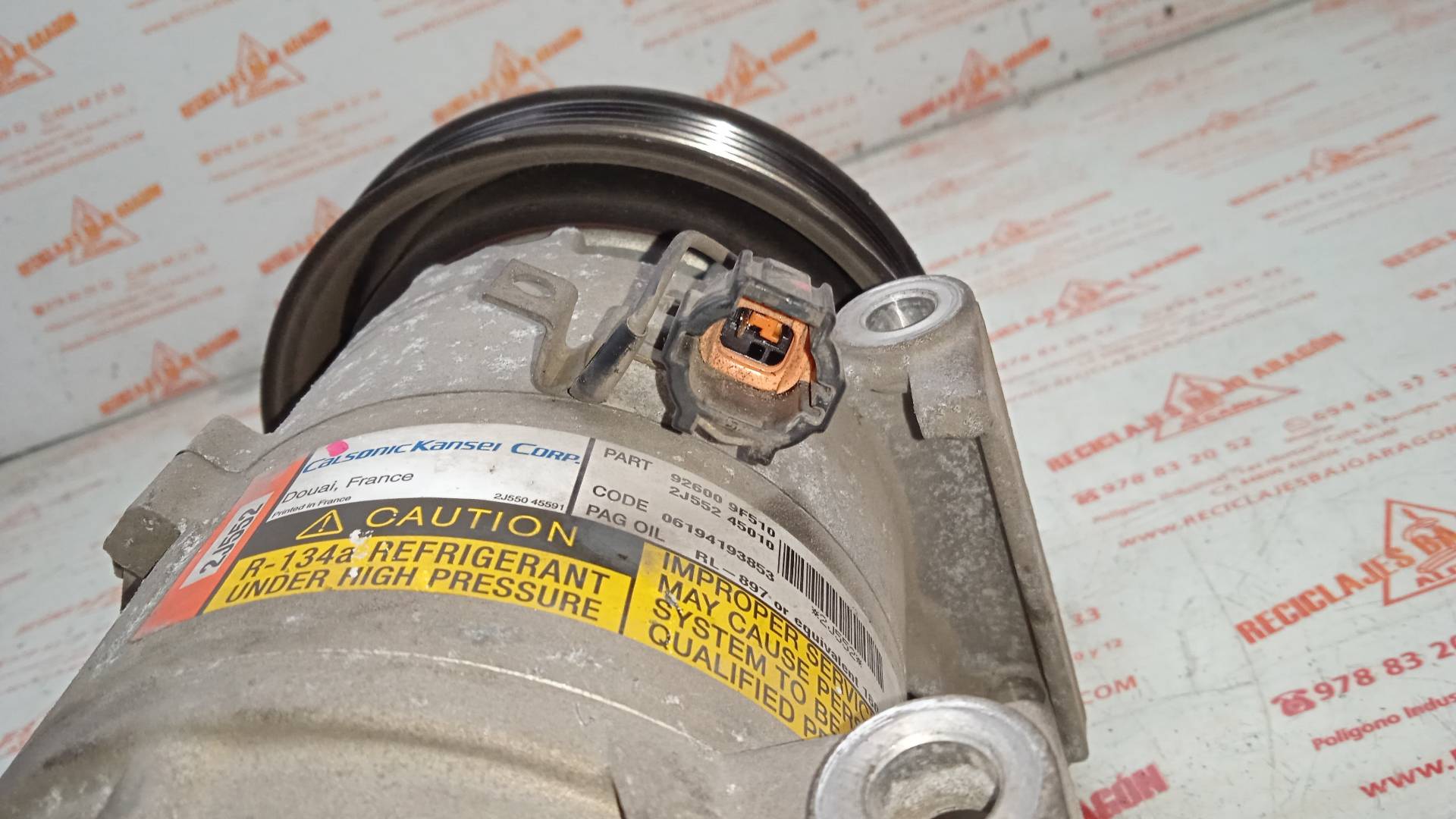 COMPRESOR AIRE ACONDICIONADO NISSAN ALMERA QG15DE