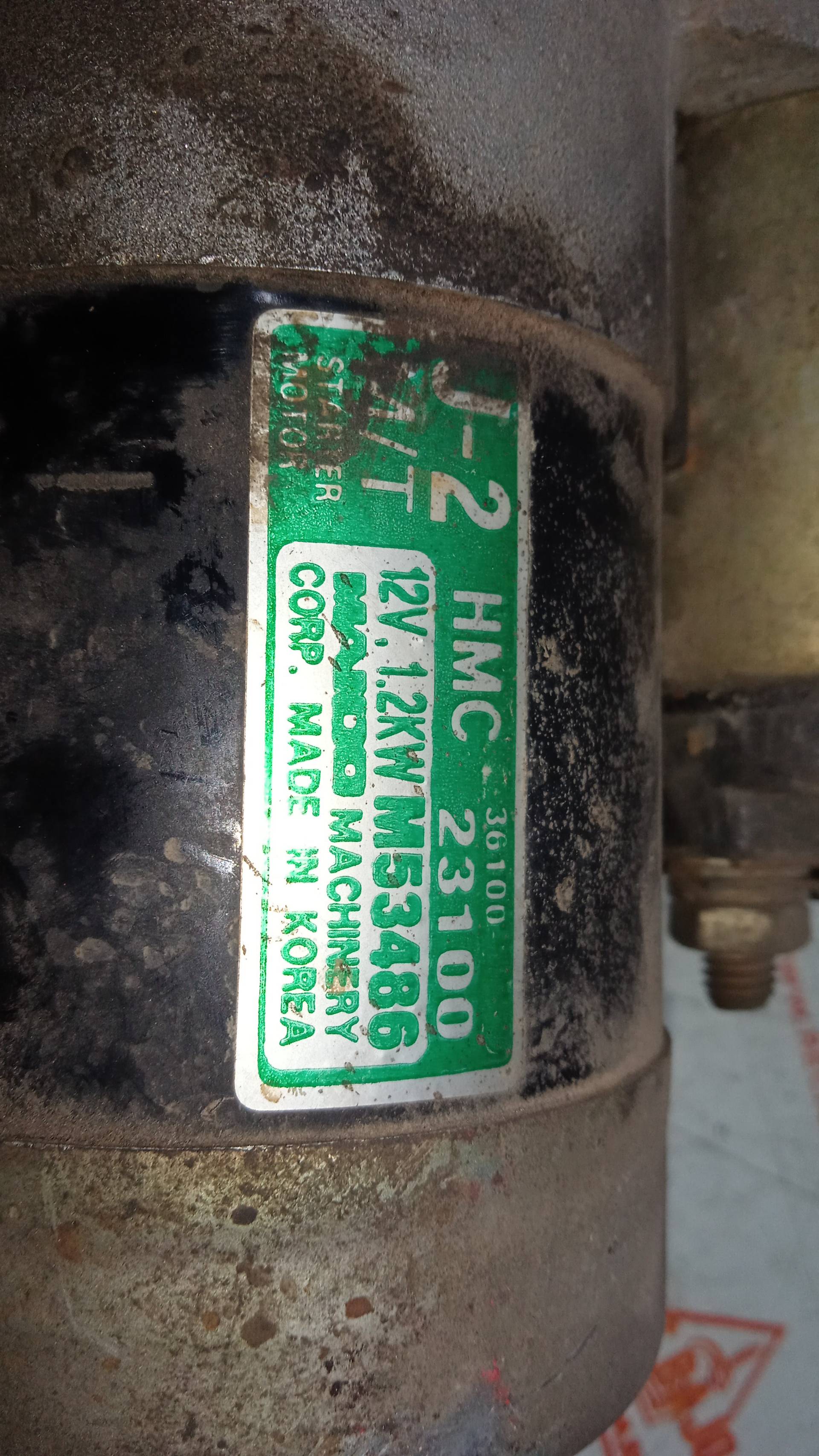 MOTOR ARRANQUE HYUNDAI COUPE G4GR