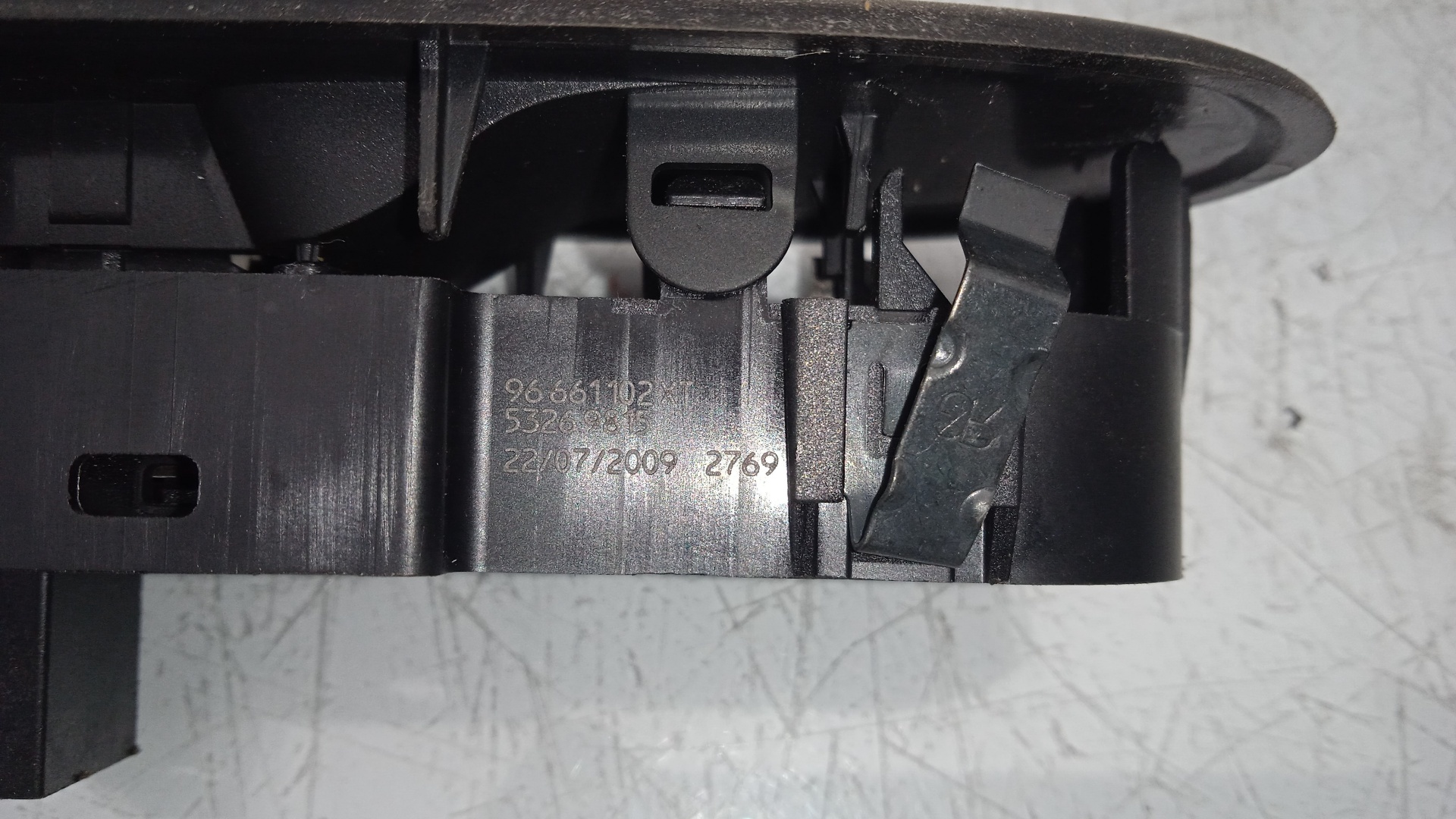 MANDO ELEVALUNAS DELANTERO DERECHO CITROEN C5 STAT 9HZ