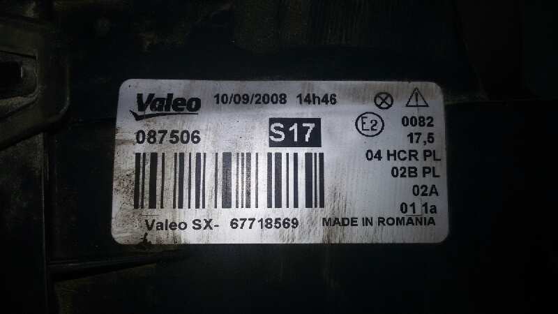 FARO IZQUIERDO FIAT PUNTO 188A4000