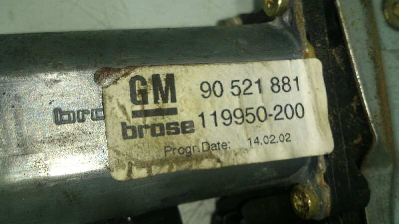 ELEVALUNAS DELANTERO IZQUIERDO OPEL ASTRA Z18XE