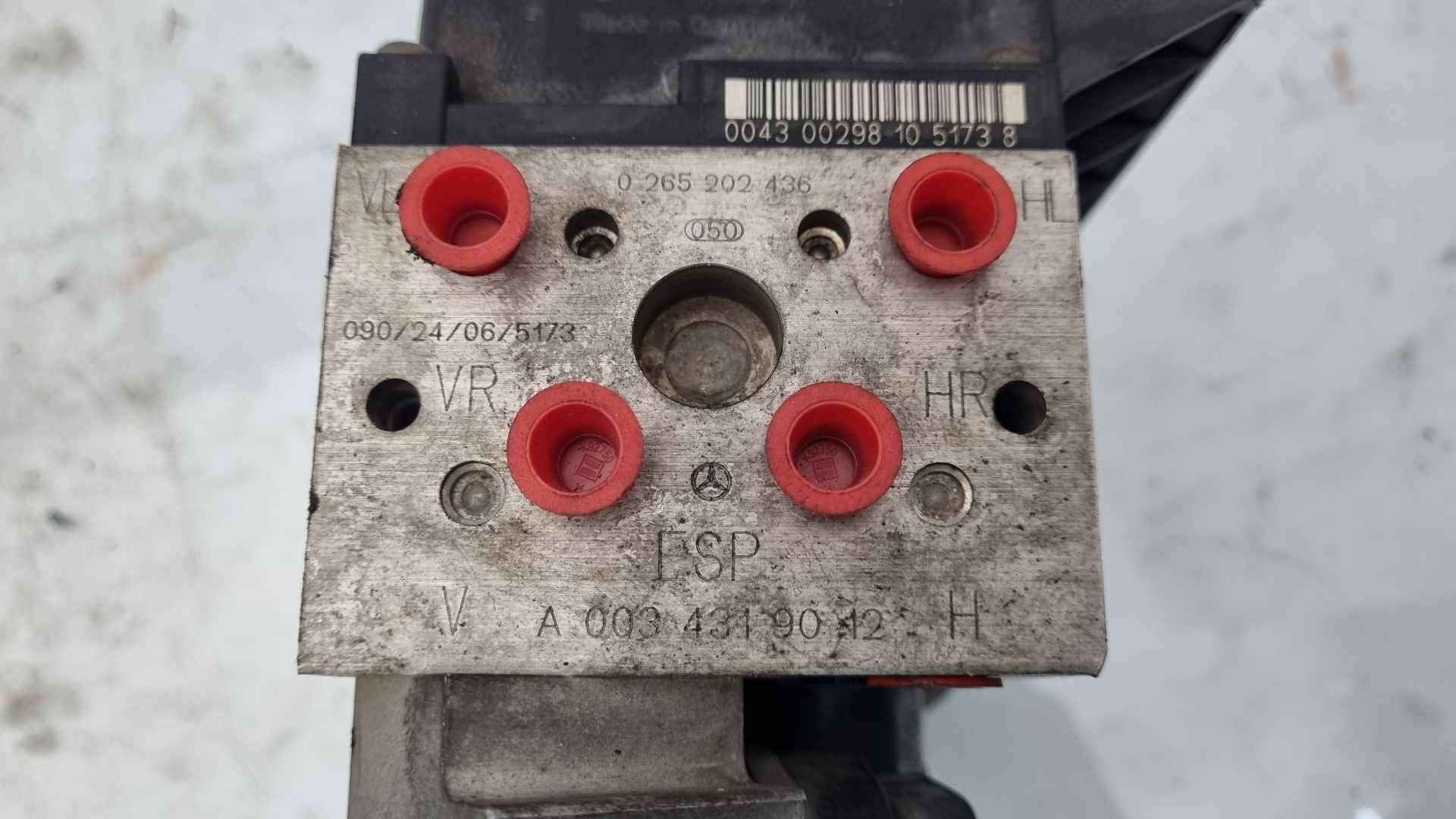 ABS MERCEDES-BENZ CLASE E OM613961