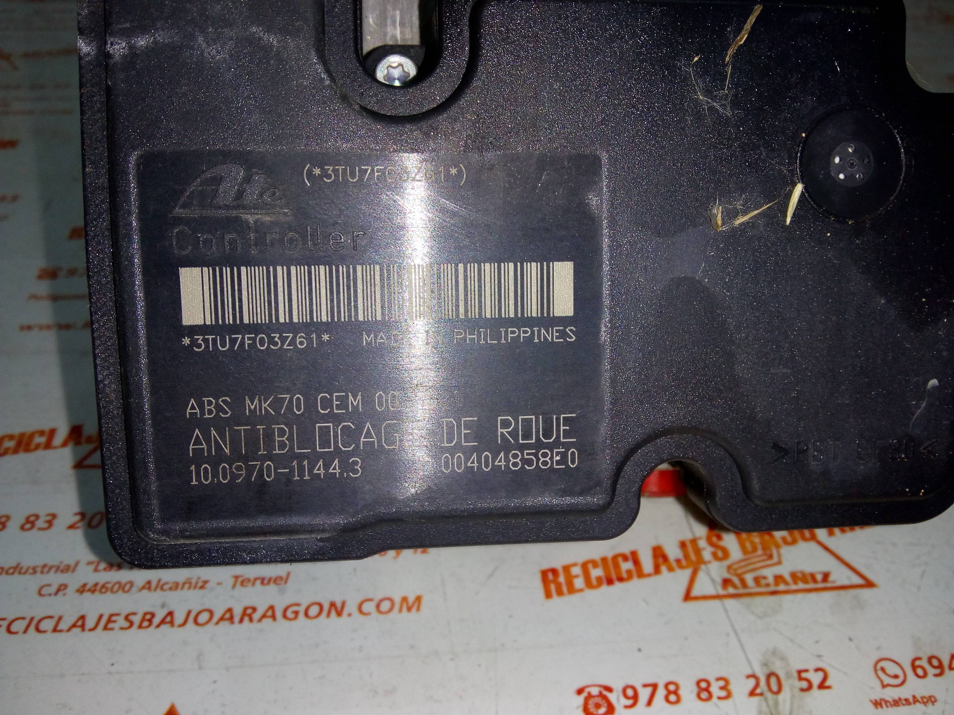 ABS PEUGEOT 207/207+ KFV