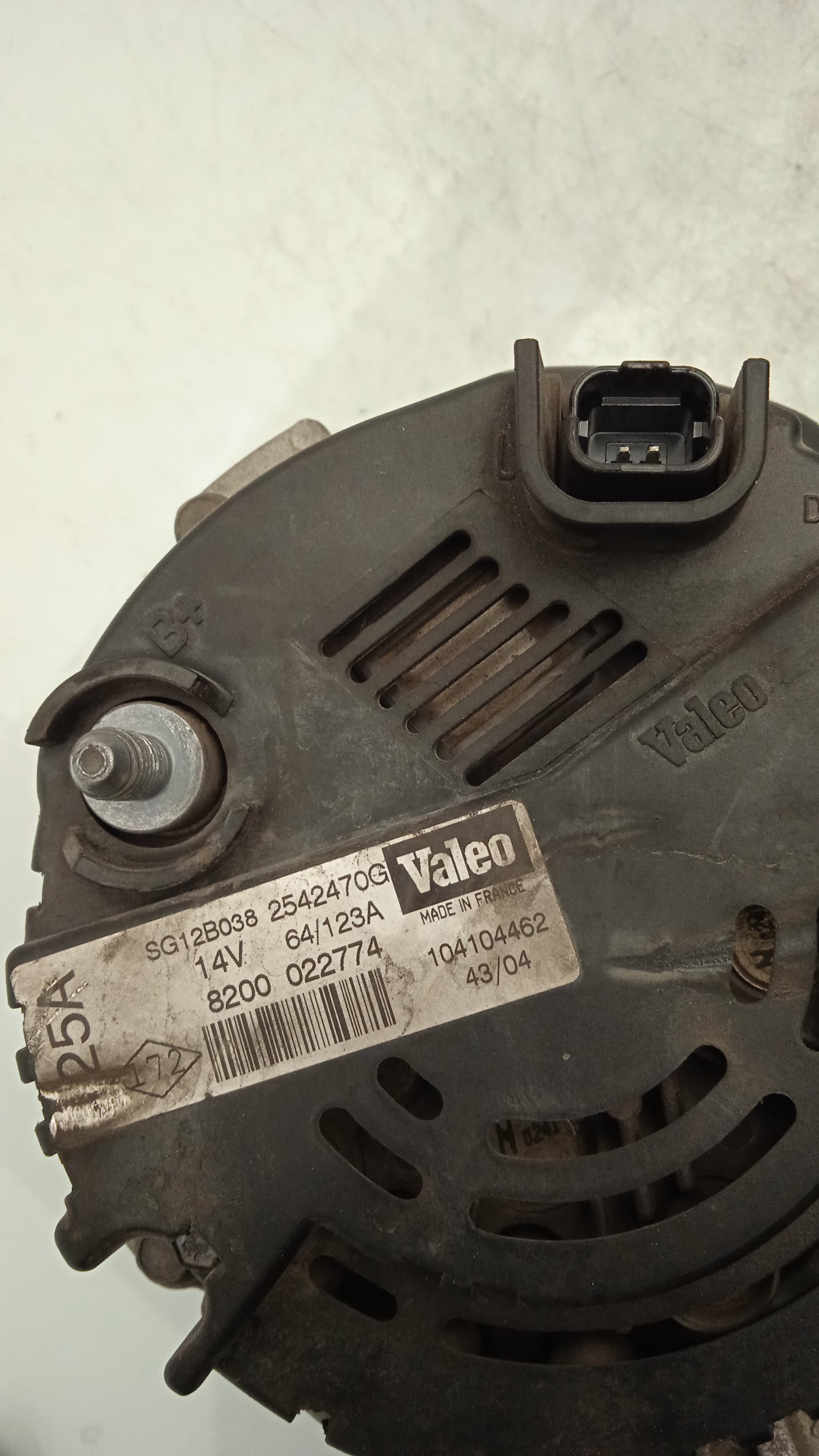 ALTERNADOR NISSAN ALMERA K9K