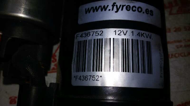 MOTOR ARRANQUE PEUGEOT 406 DHX