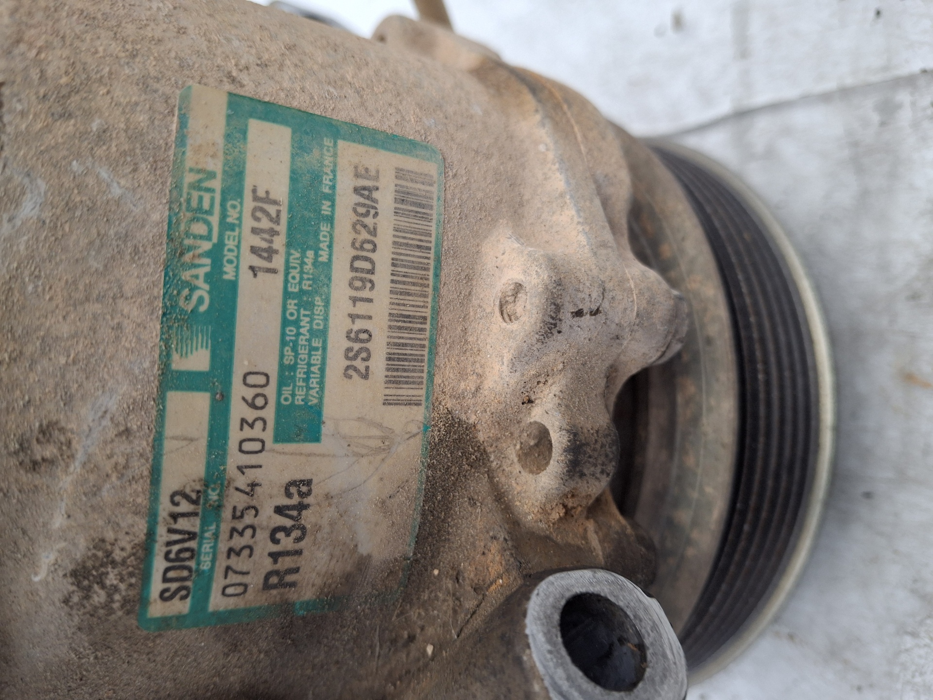 COMPRESOR AIRE ACONDICIONADO FORD FUSION F6JA