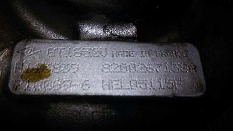 TURBOCOMPRESOR RENAULT LAGUNA G9T D7