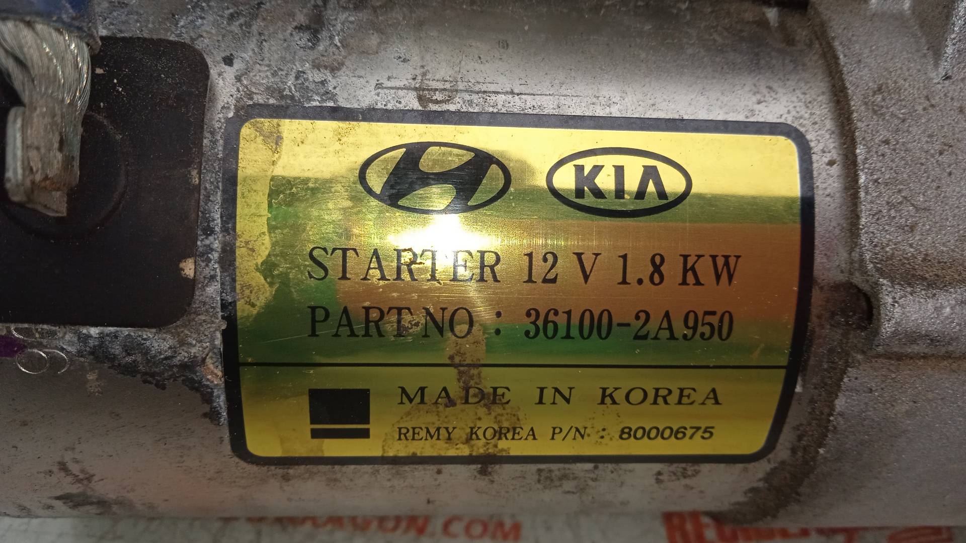 MOTOR ARRANQUE HYUNDAI TUCSON F5D61/D72ZZ1