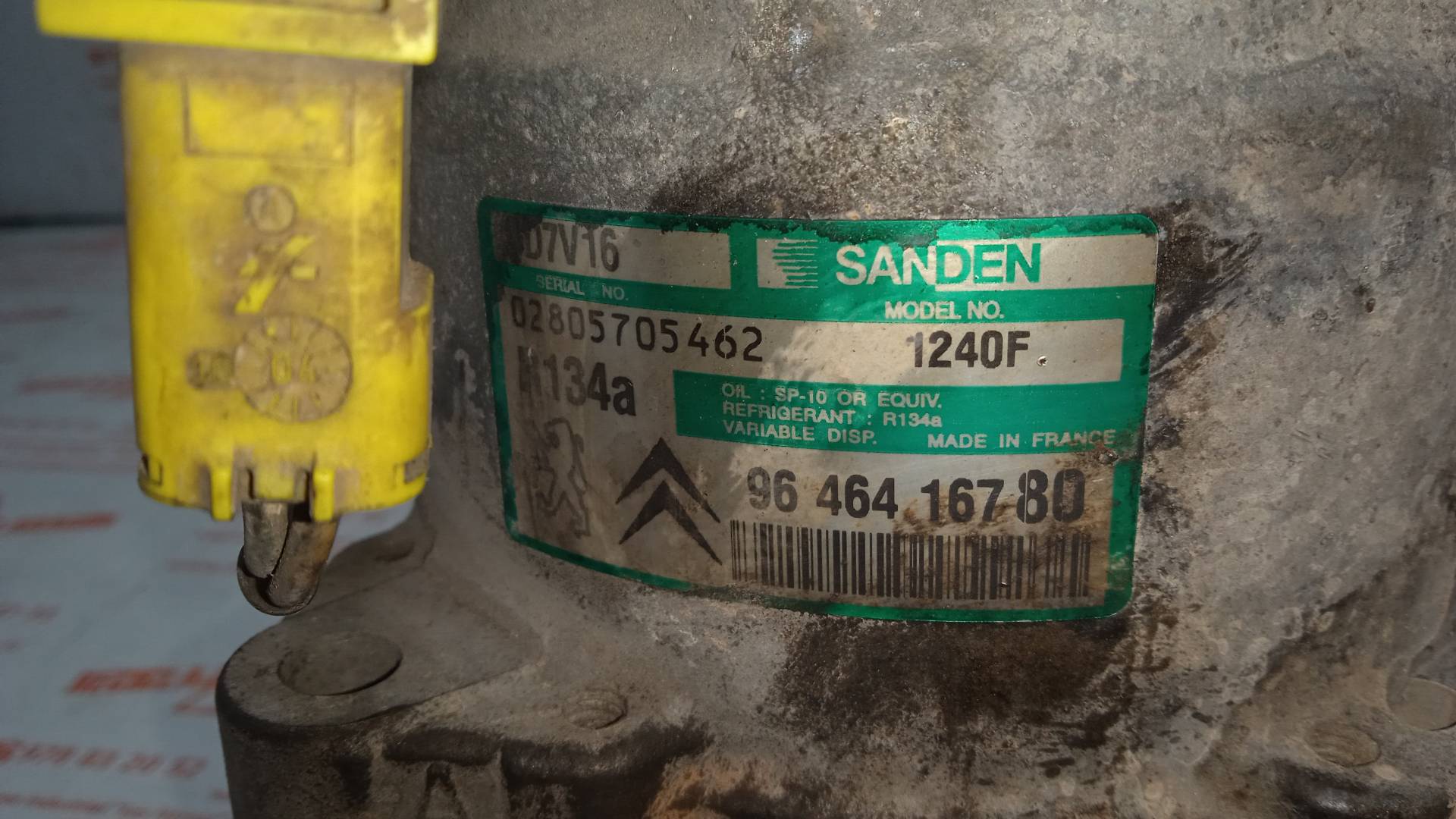 COMPRESOR AIRE ACONDICIONADO FIAT ULYSSE RHW