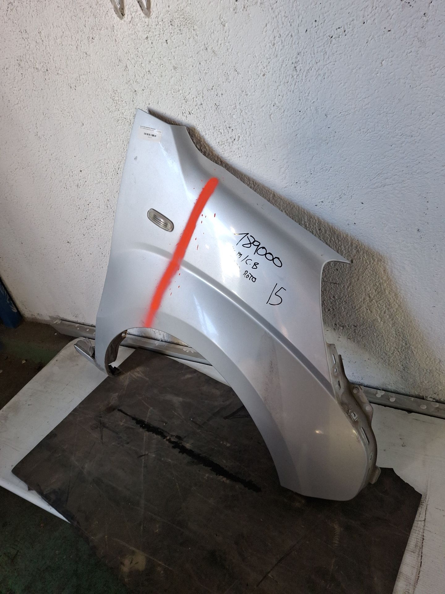ALETA DELANTERA DERECHA FIAT FIORINO 
