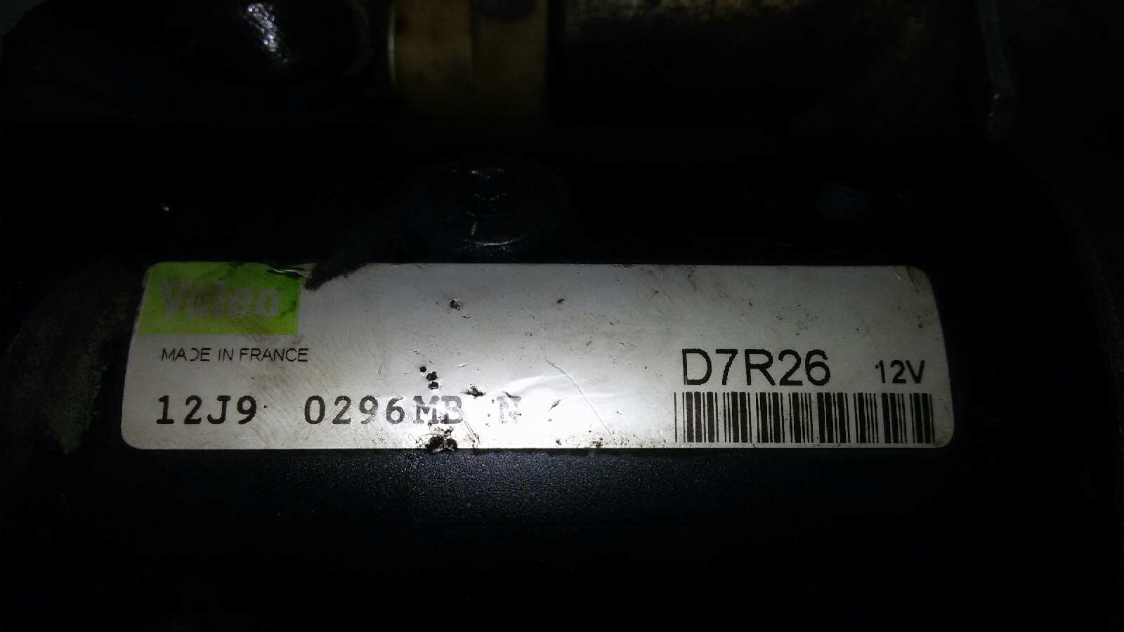 MOTOR ARRANQUE PEUGEOT 206 WJZ