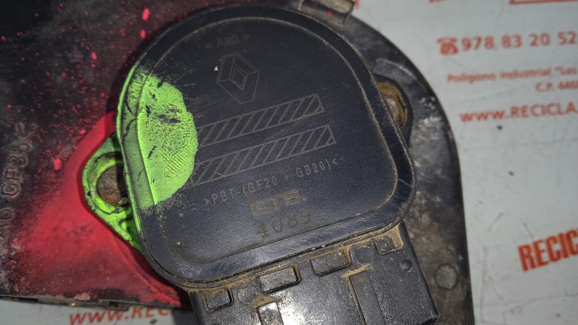 POTENCIOMETRO PEDAL RENAULT KANGOO F8Q 630