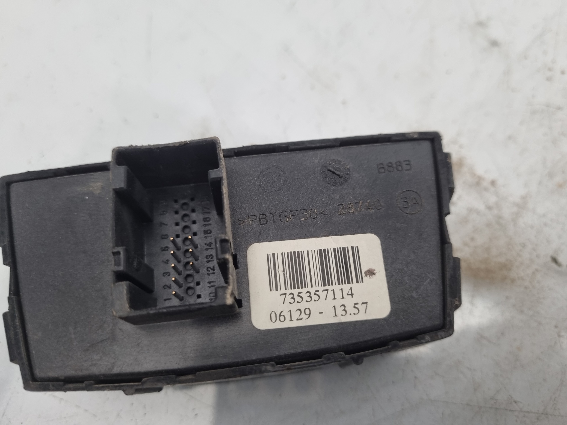 WARNING FIAT PANDA 188A8000