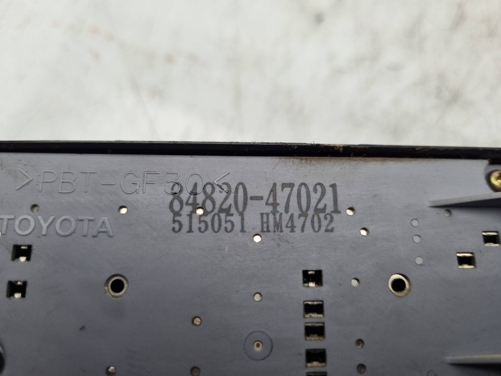 MANDO ELEVALUNAS DELANTERO IZQUIERDO TOYOTA PRIUS G 1NZ-FXE