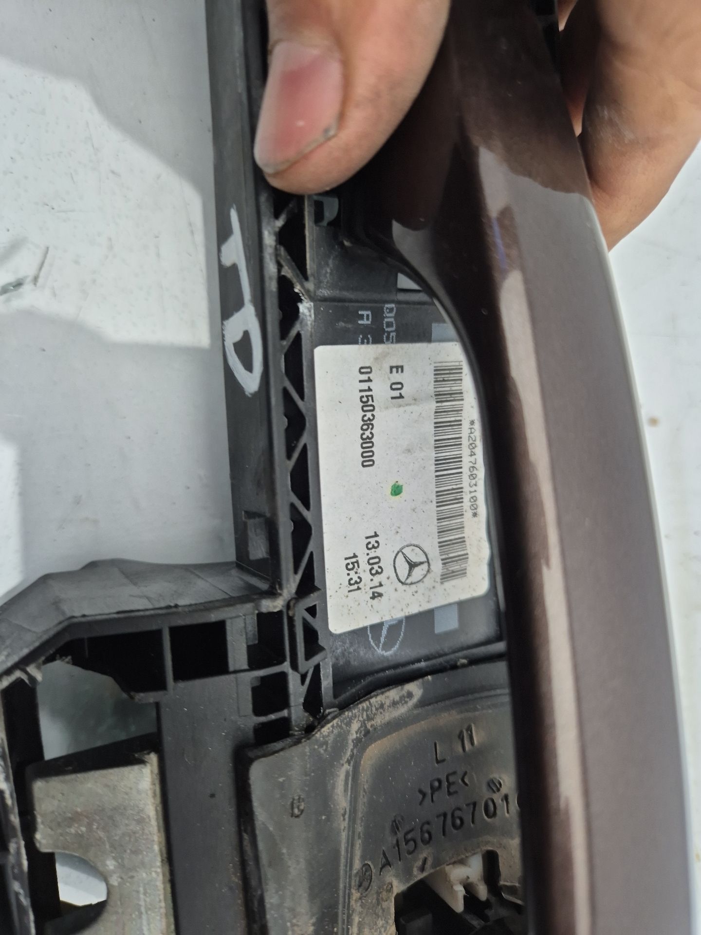 MANETA EXT TRAS DCHA MERCEDES-BENZ CLASE GLA 